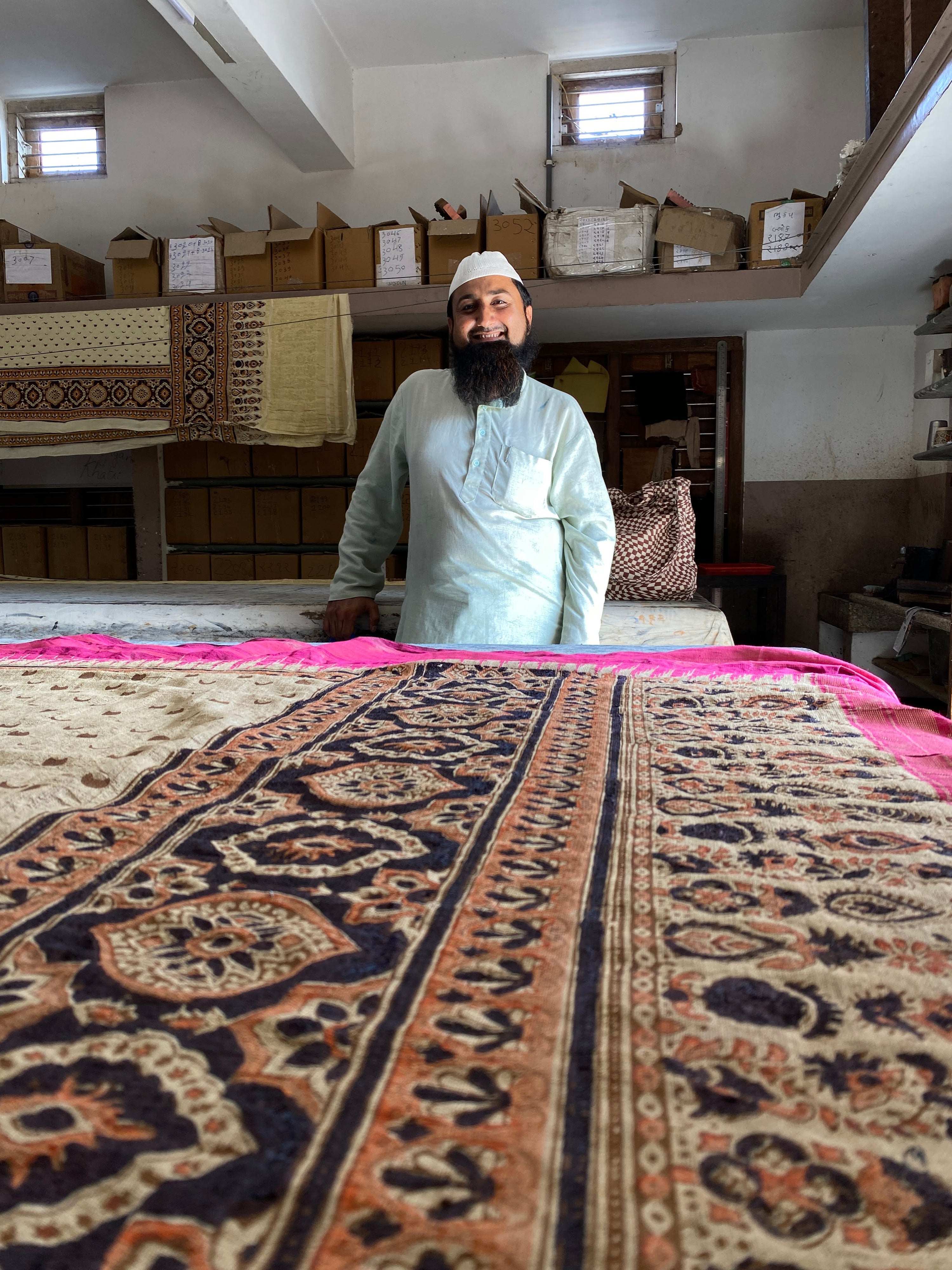 Ajrakh Printing in Kutch, India