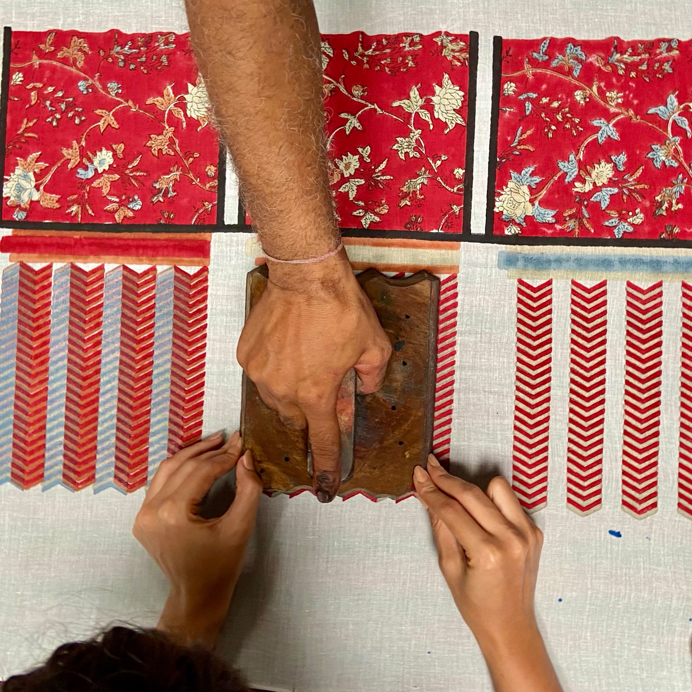 Blockprint Scarves