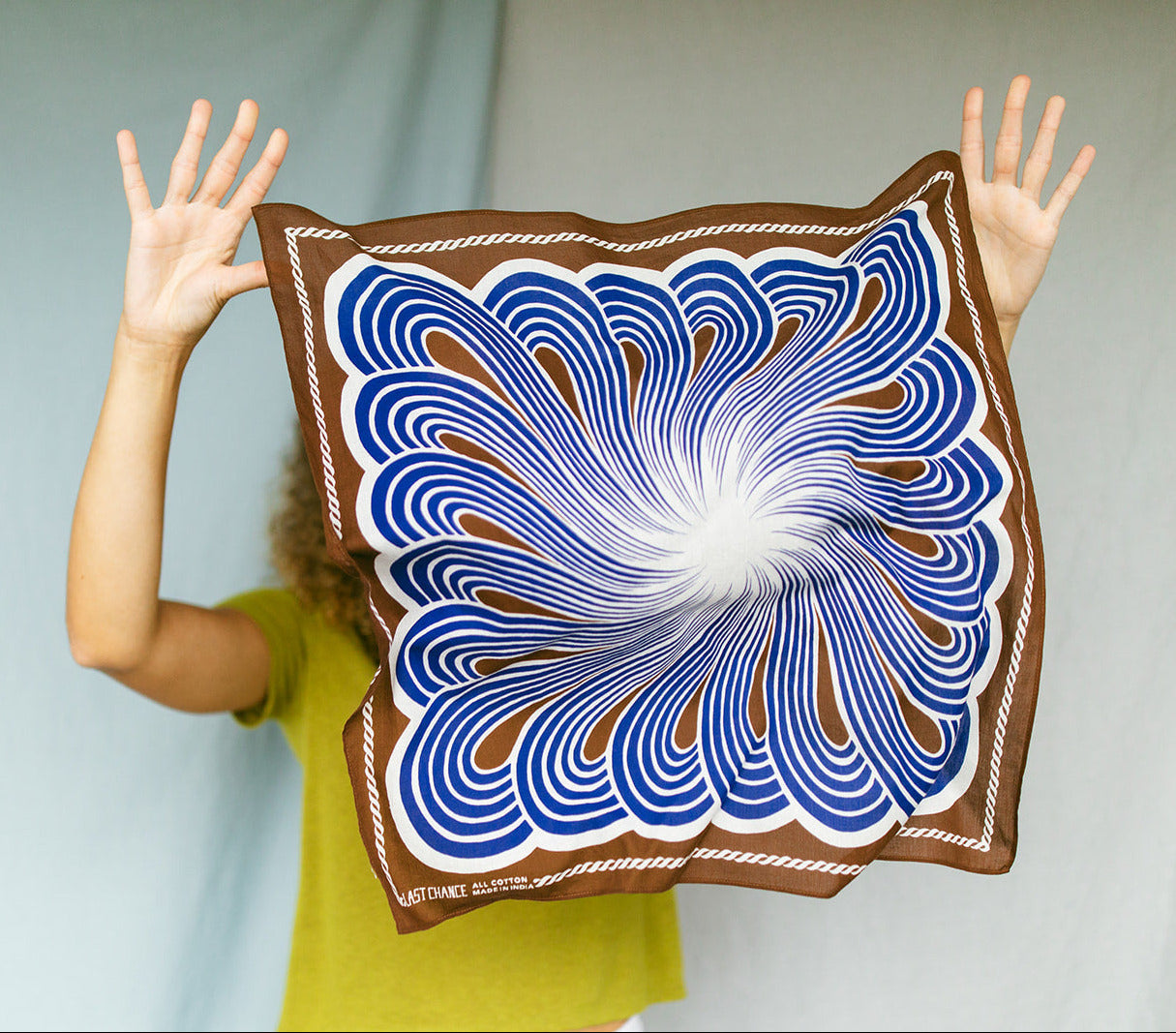 Cotton Spiral Bandana | Chesnut