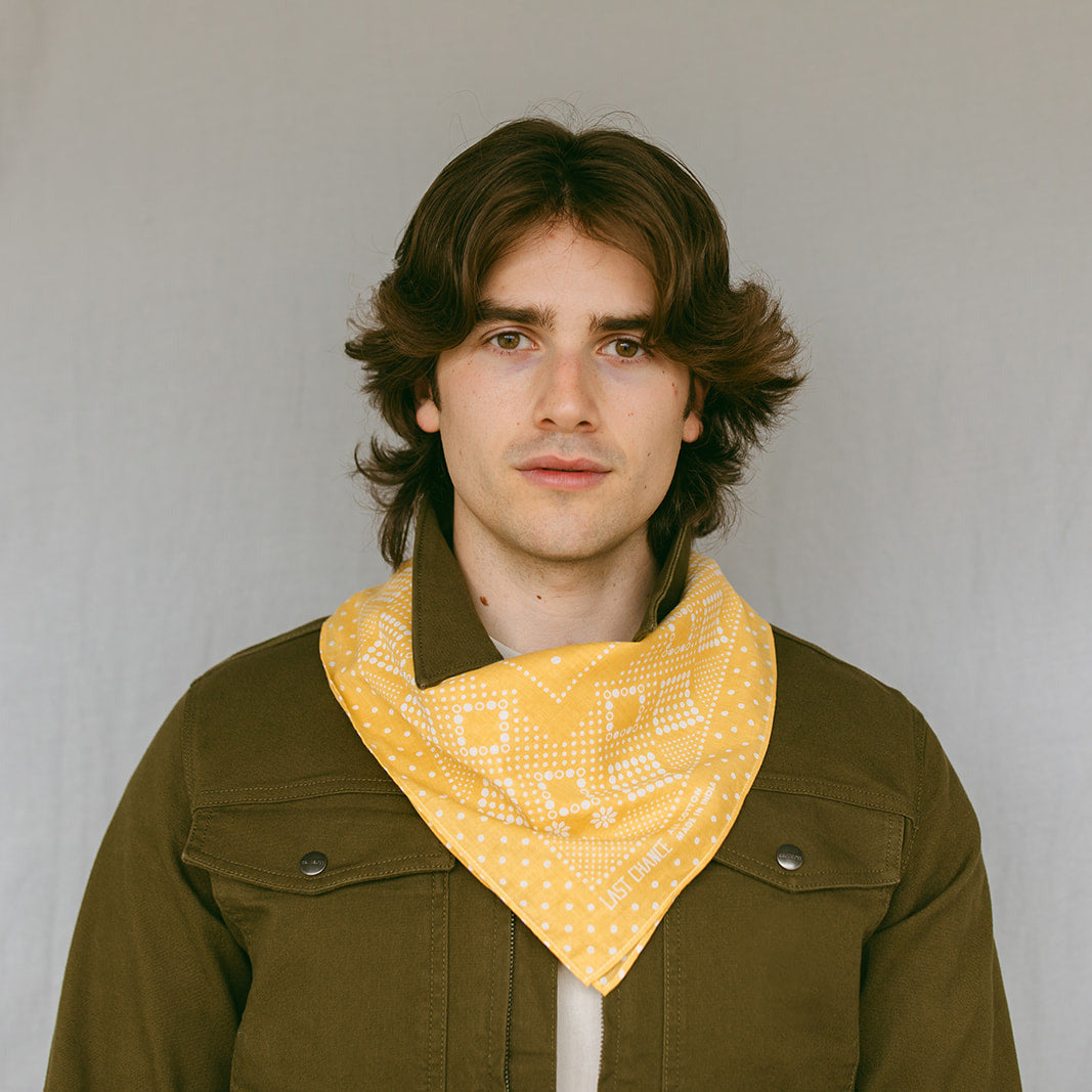 Cotton Daisy Bandana | Straw