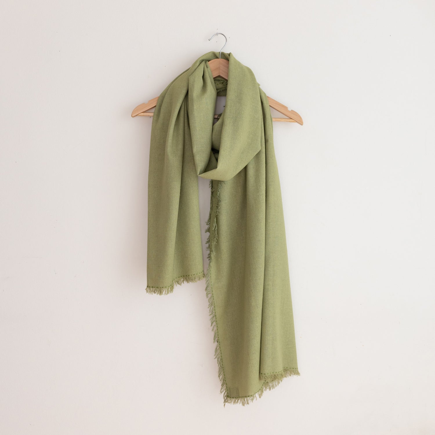 Silk Noil Wrap Scarf | Alfalfa