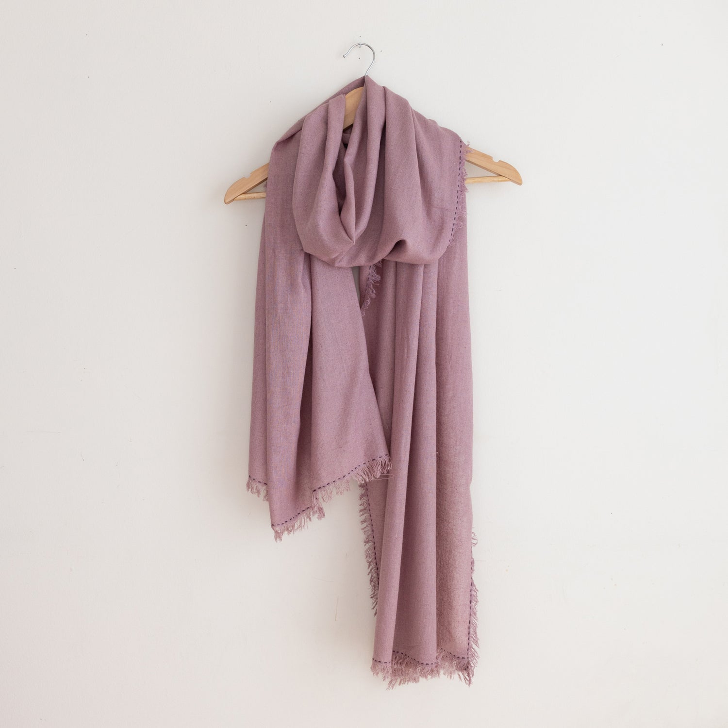 Silk Noil Wrap Scarf | Viola