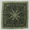 Natural Dye Silk Bandana | Grass Green