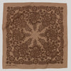 Natural Dye Silk Bandana | Brazil Nut Brown