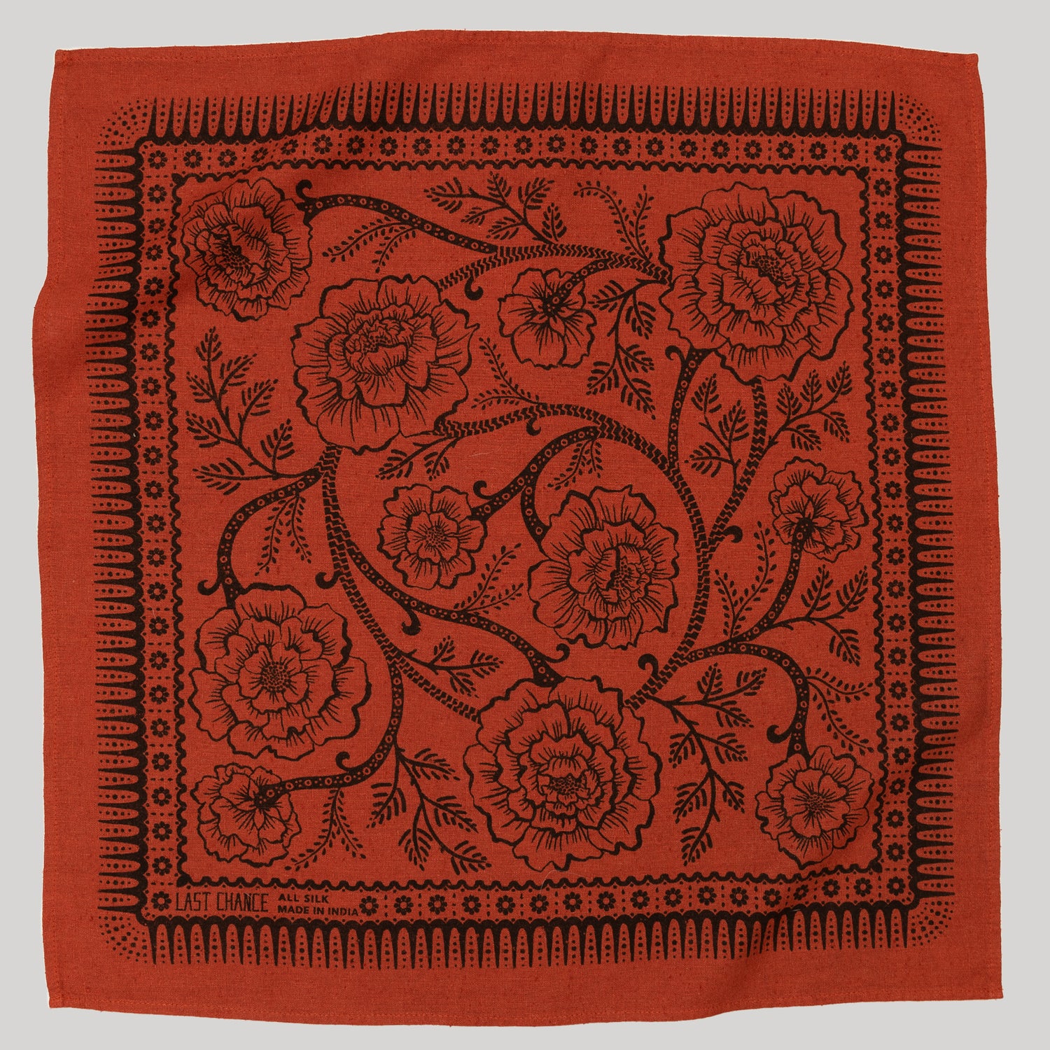 Natural Dye Silk Bandana | Madder Ramble