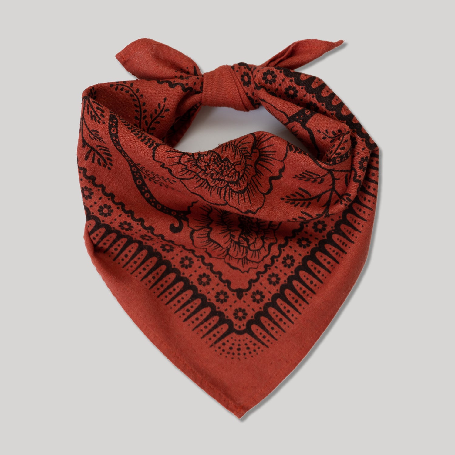 Natural Dye Silk Bandana | Madder Ramble