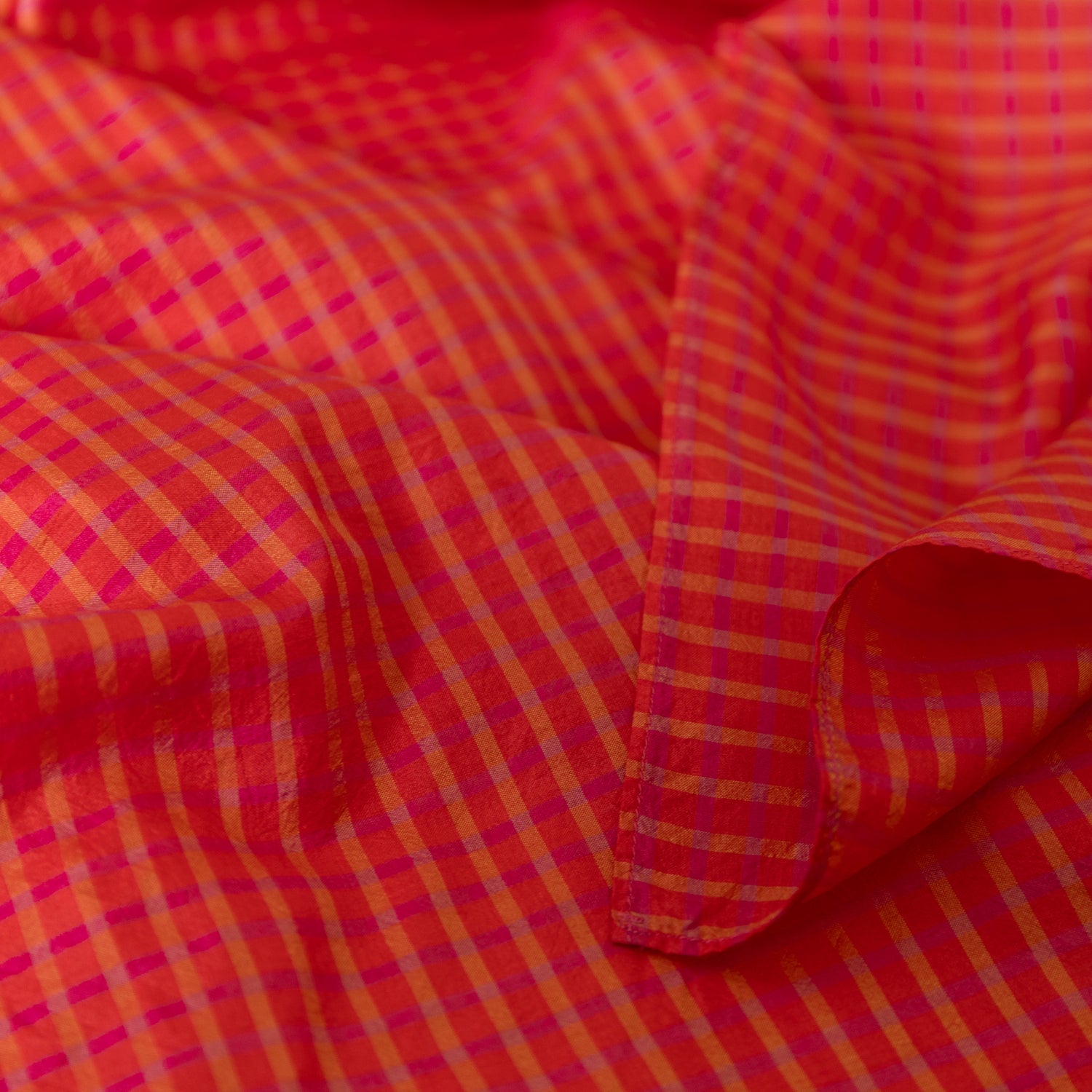 Light Silk Cowboy Scarf - Janie in Hot Tamale