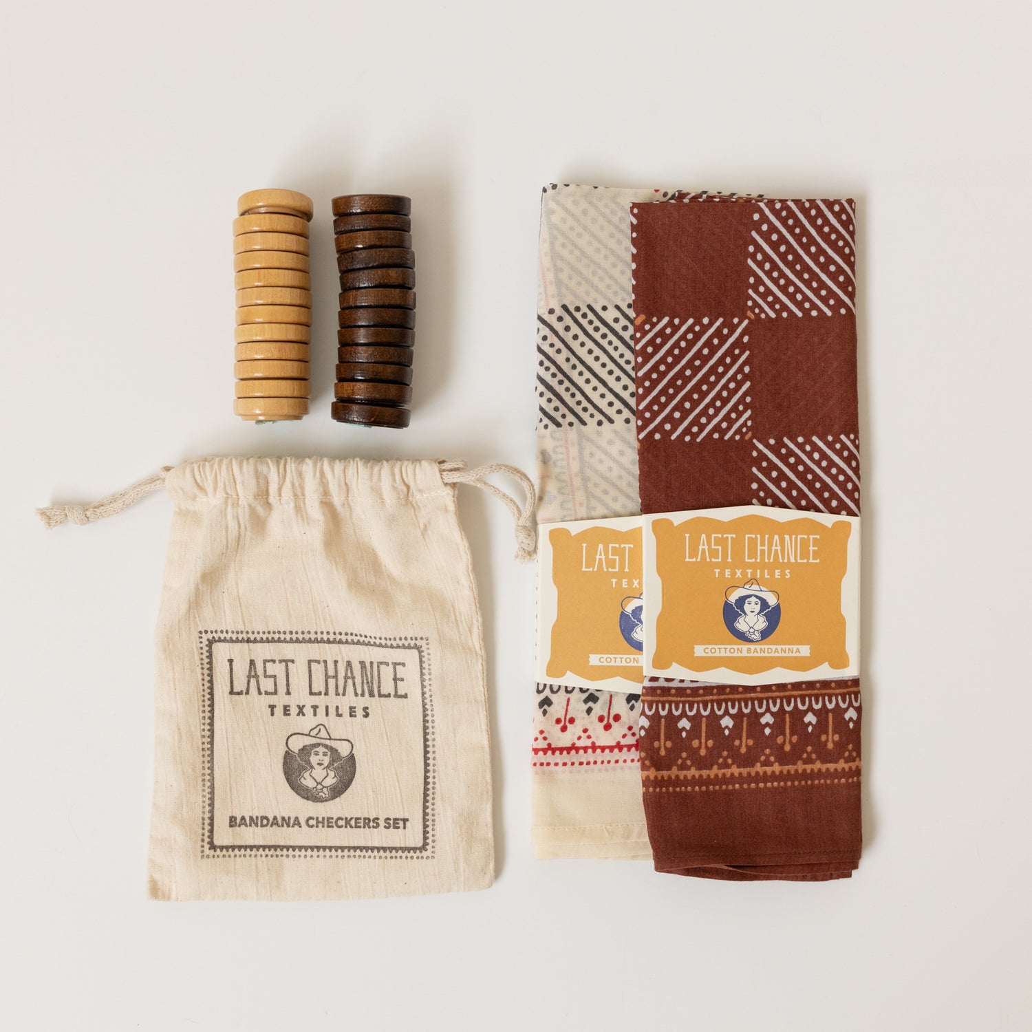 Travel Checkers Set | Last Chance Textiles