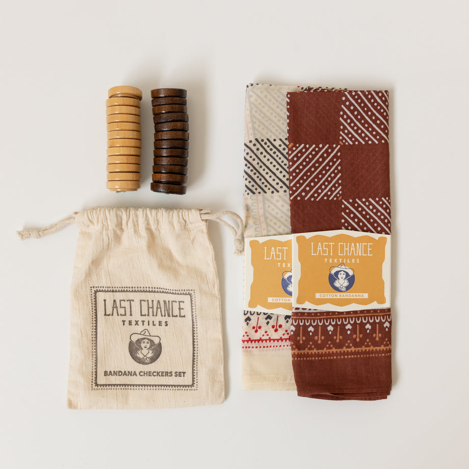 Travel Checkers Set Cocoa