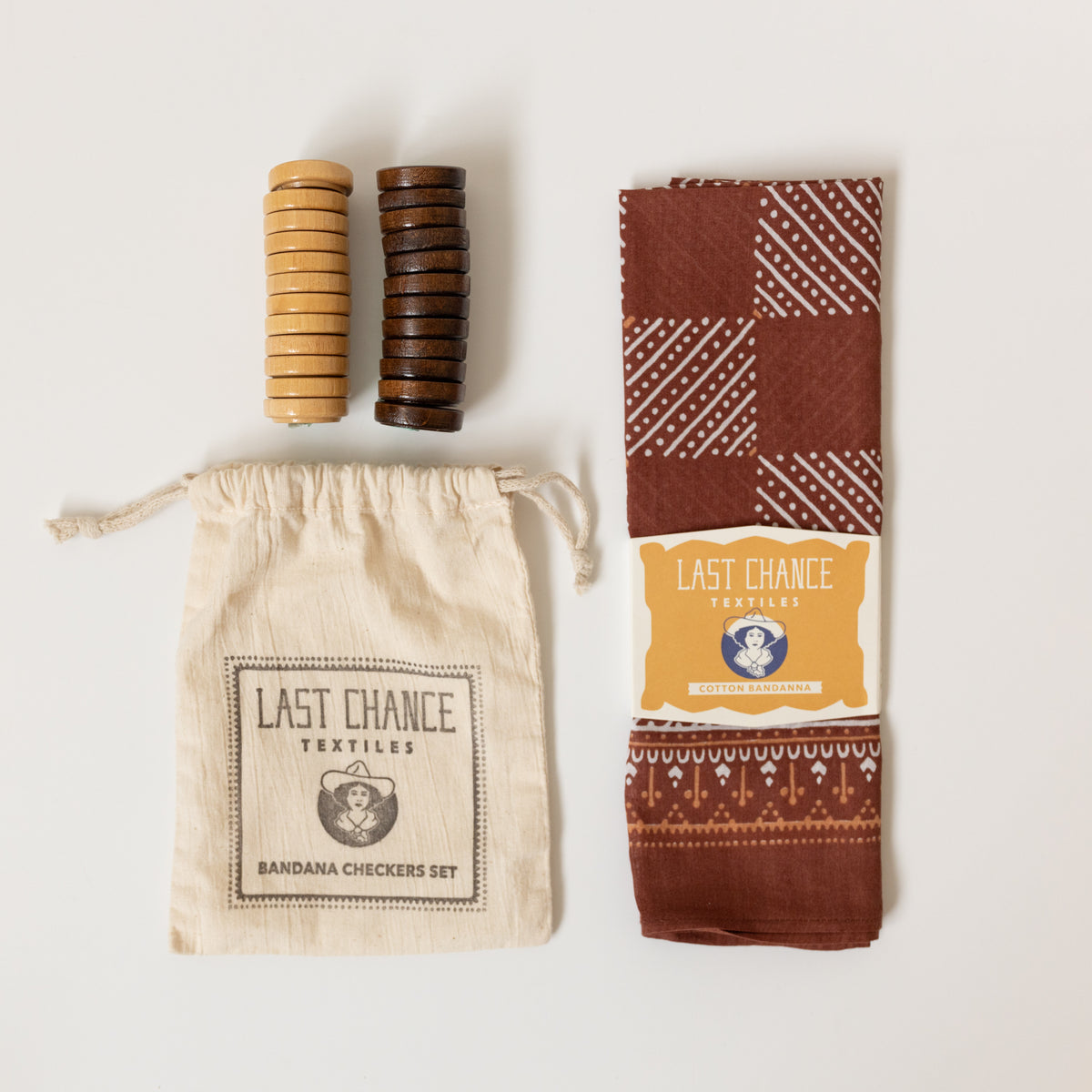 Travel Checkers Set | Last Chance Textiles