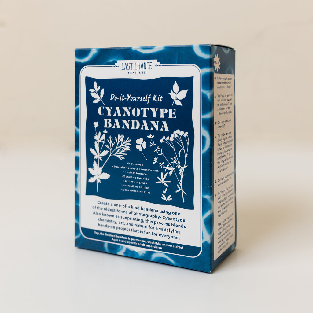 DIY KIT- Cyanotype Bandana | Last Chance Textiles
