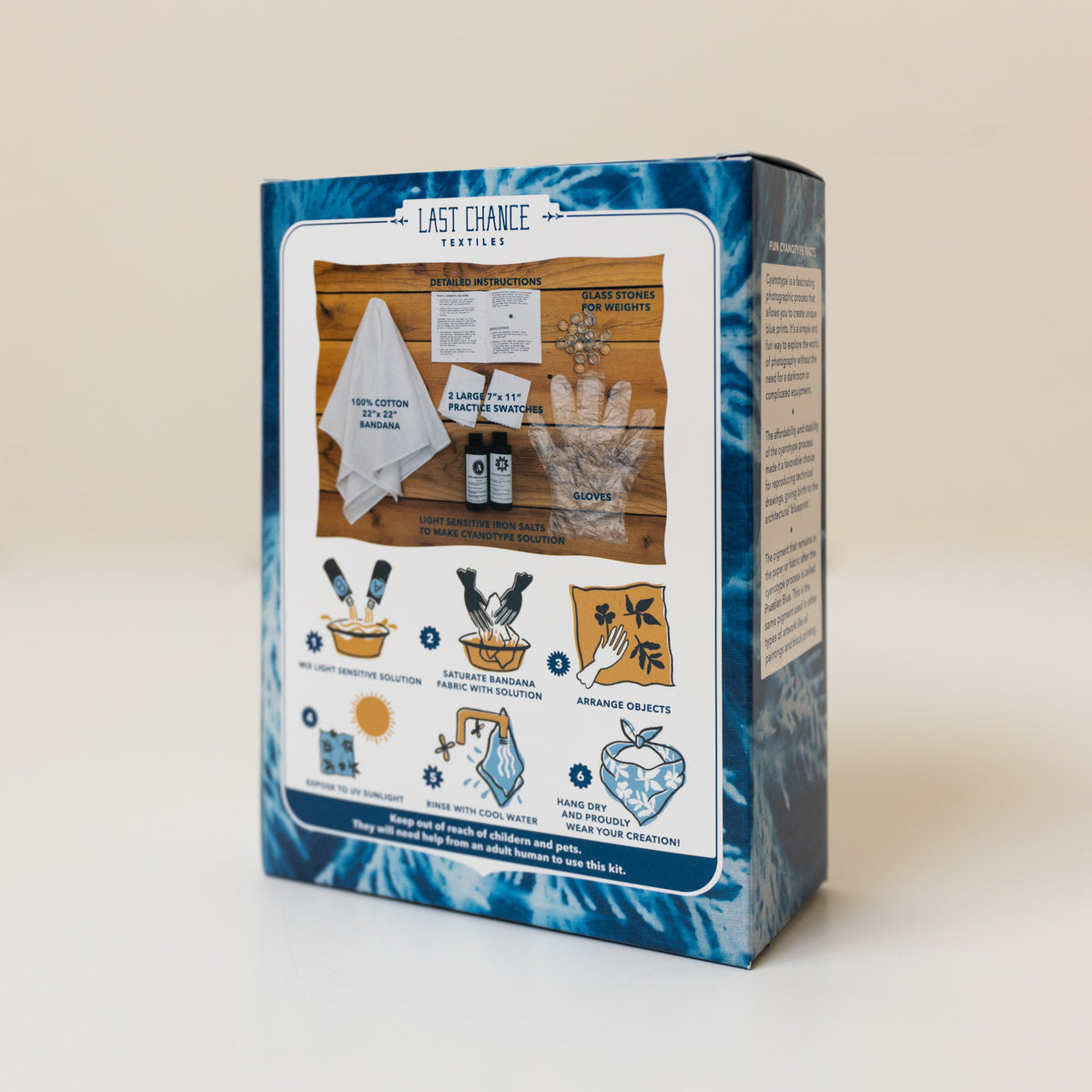 DIY KIT- Cyanotype Bandana | Last Chance Textiles