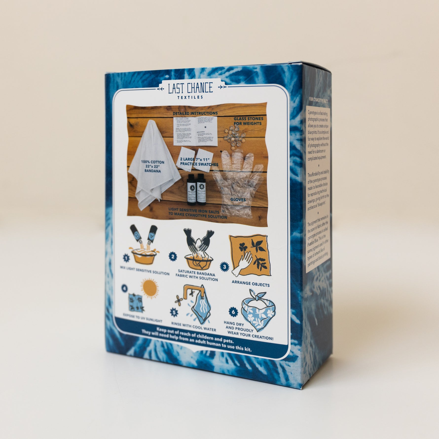 DIY KIT- Cyanotype Bandana | Last Chance Textiles