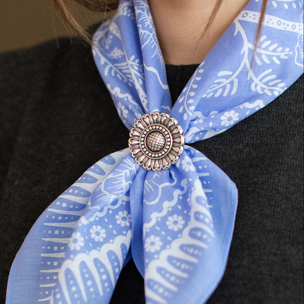 Concho Scarf Slide | Sunflower