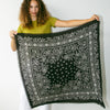 Big Silk Noil Bandana | Black (Pre-Order Early October)