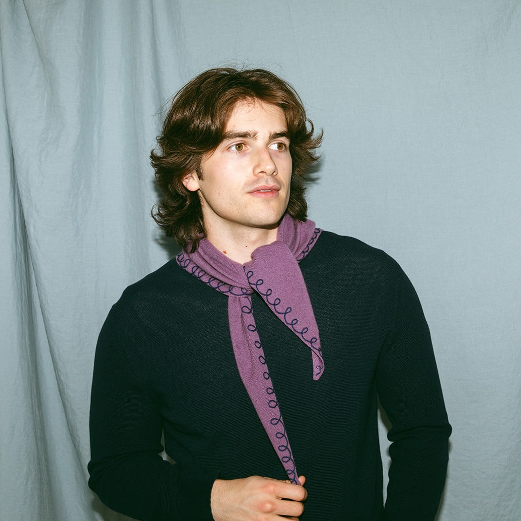 Stitched Cashmere | Amethyst