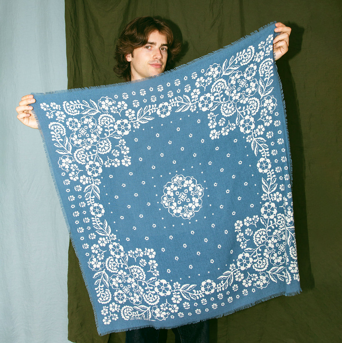 Big Silk Noil Bandana | Indigo (Pre-Order Early October)