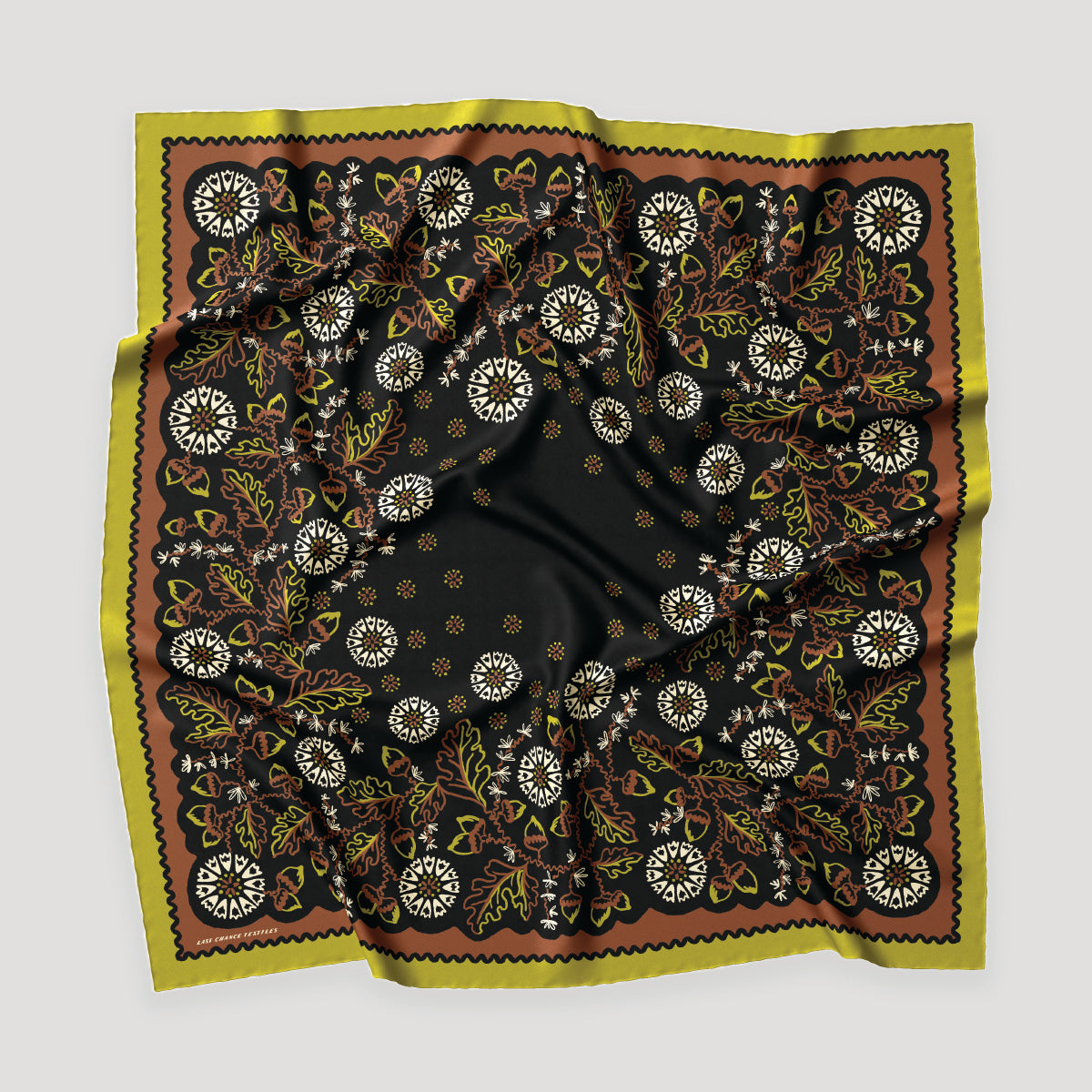 Twofer Silk Scarf - Acorn (PRE-ORDER AUGUST DELIVERY)