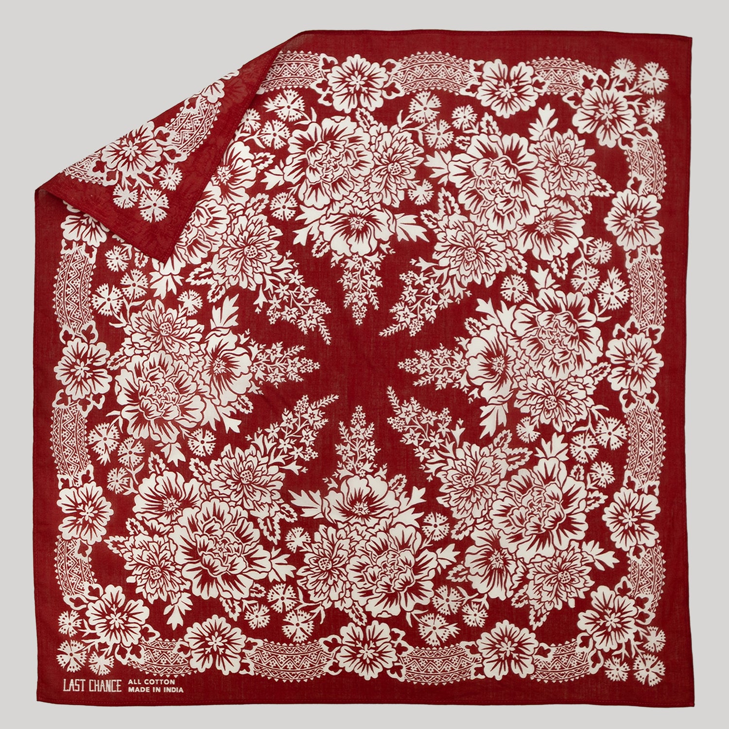 Cotton Blossom Bandana | Brick (PRE-ORDER AUGUST DELIVERY)
