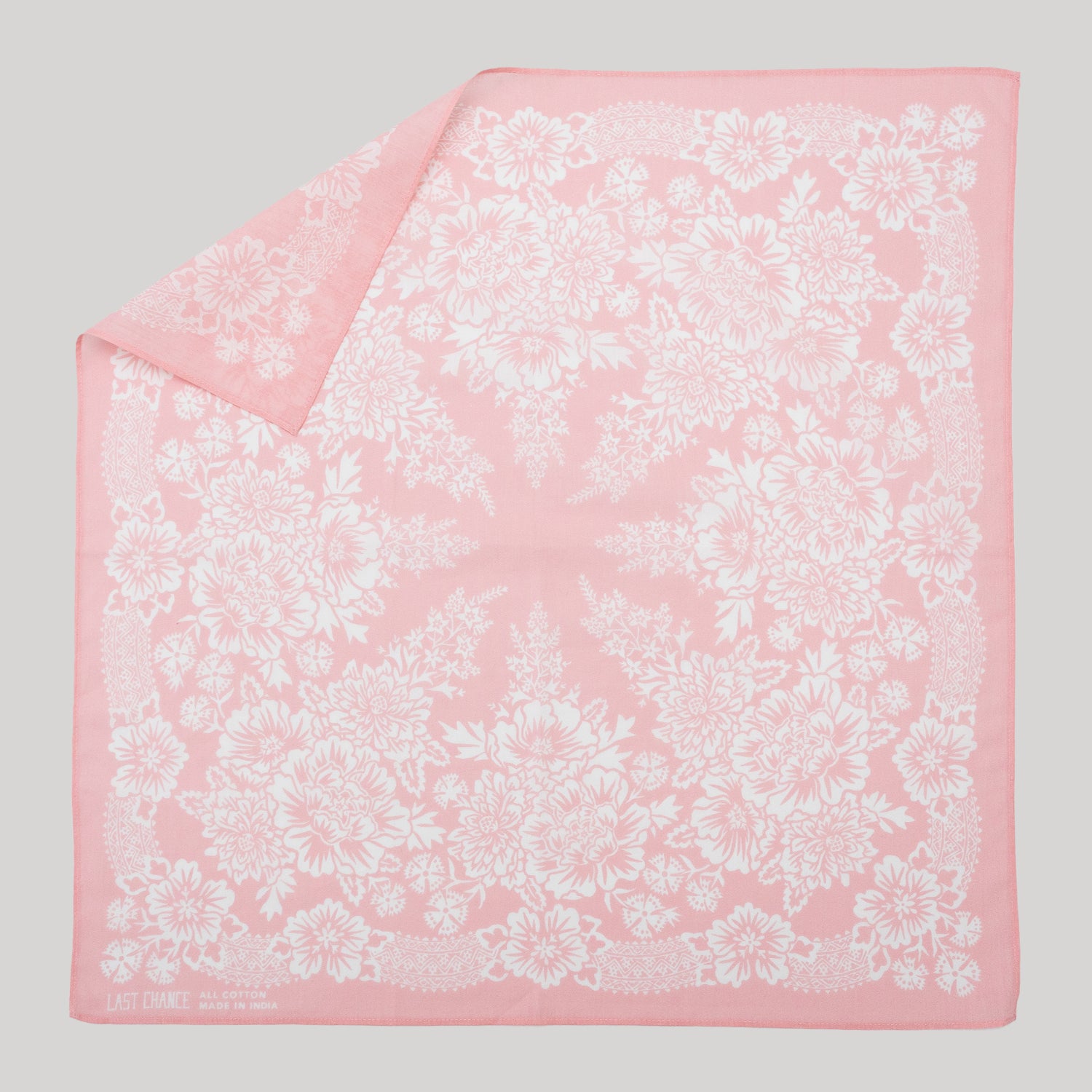 Cotton Blossom Bandana | Shell Pink