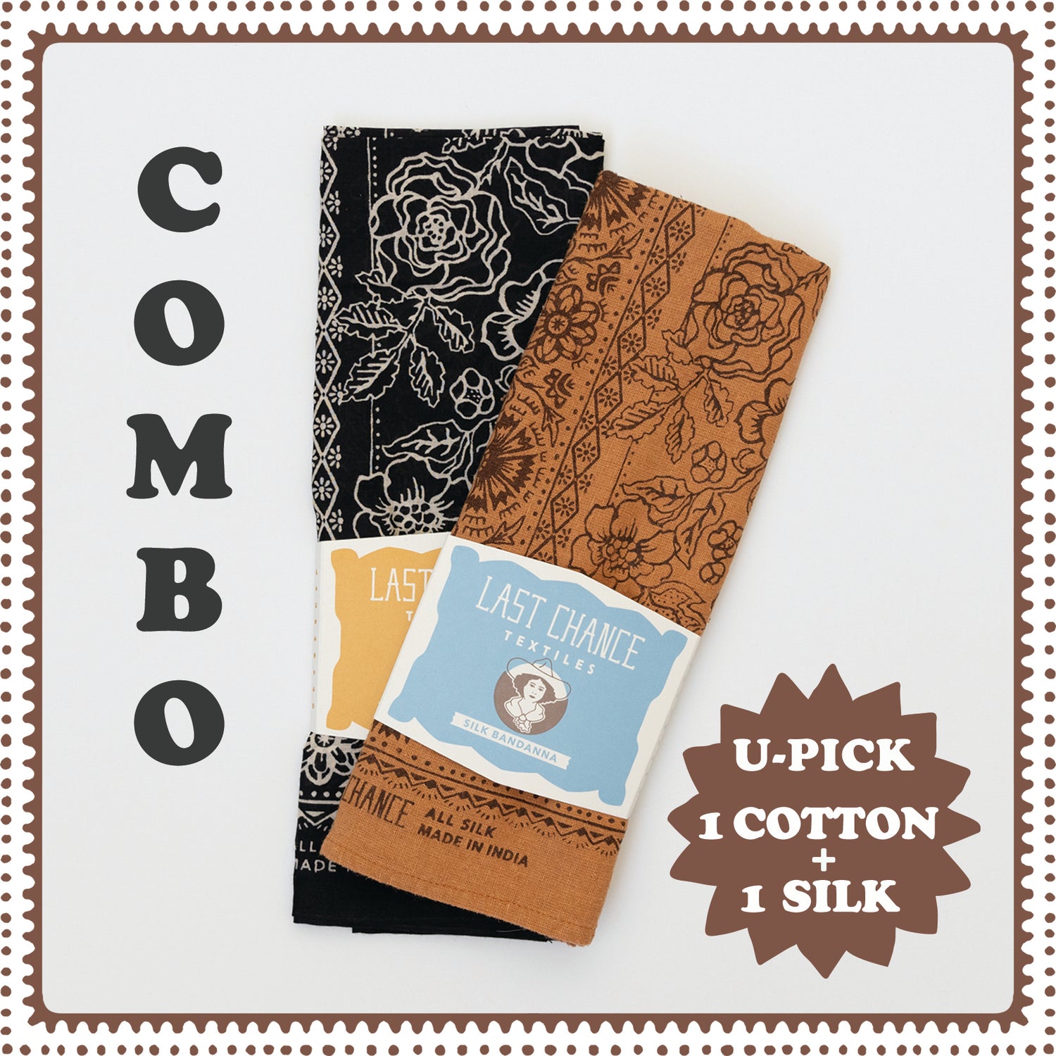 Combo:  1 Cotton + 1 Silk