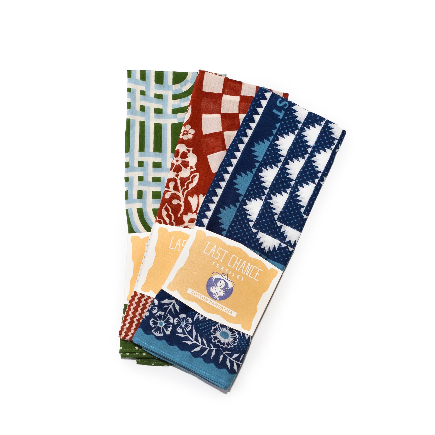 Bundle: Any 3 Cotton Bandanas