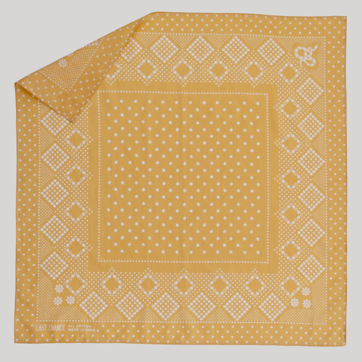 Cotton Daisy Bandana | Straw (PRE-ORDER AUGUST DELIVERY)
