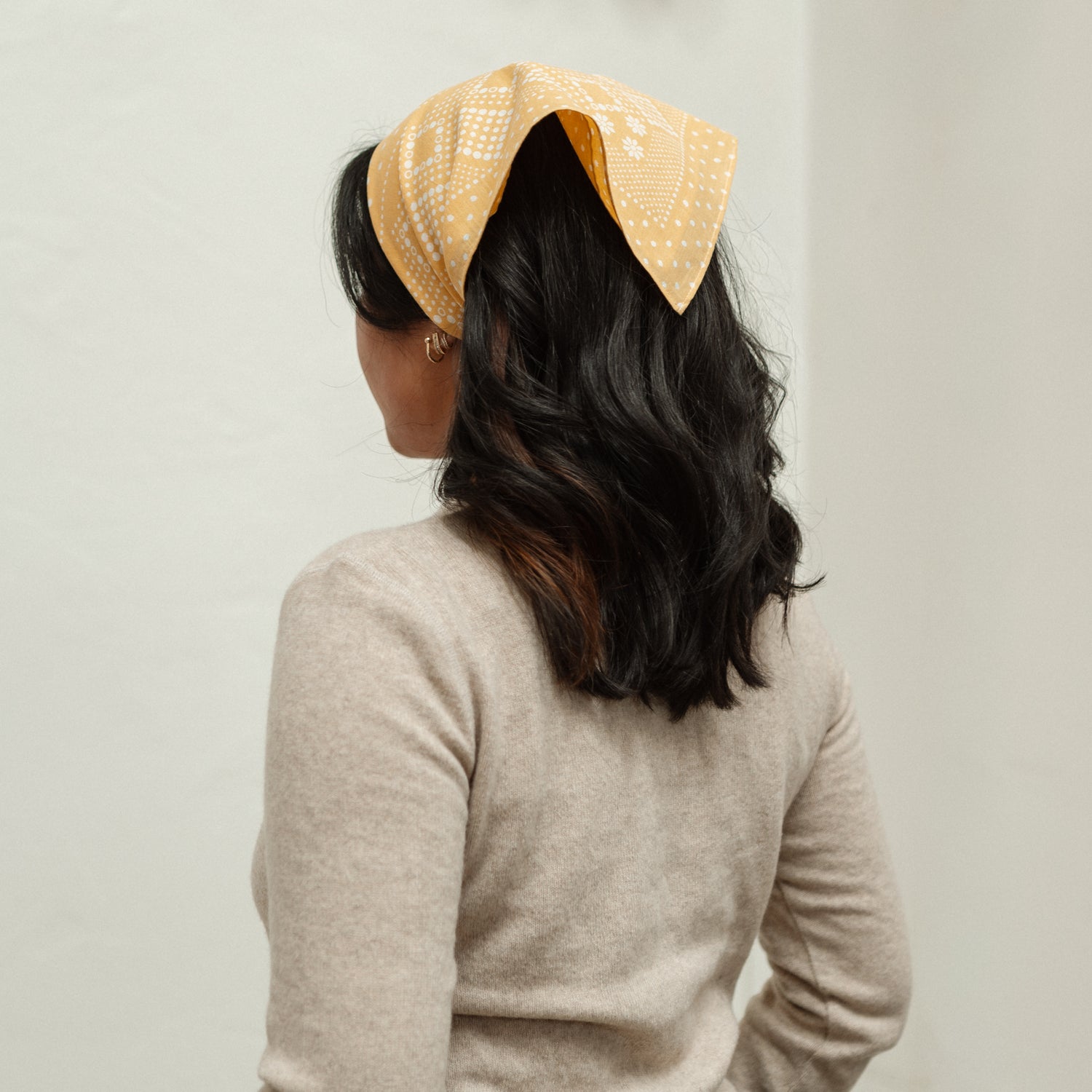 Cotton Daisy Bandana | Straw (PRE-ORDER AUGUST DELIVERY)