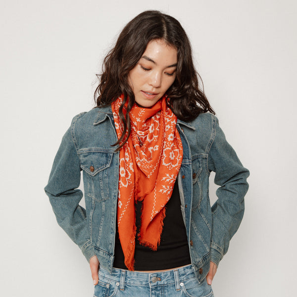 Big Honcho Bandana - Field in Chili – lastchancetextiles