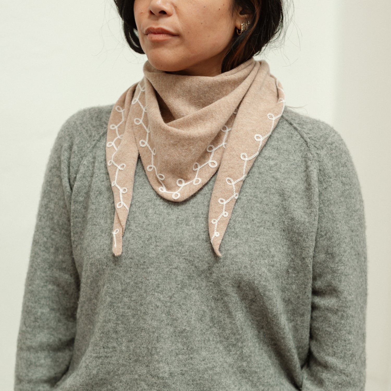 Stitched Cashmere | Oat (PRE-ORDER AUGUST DELIVERY)