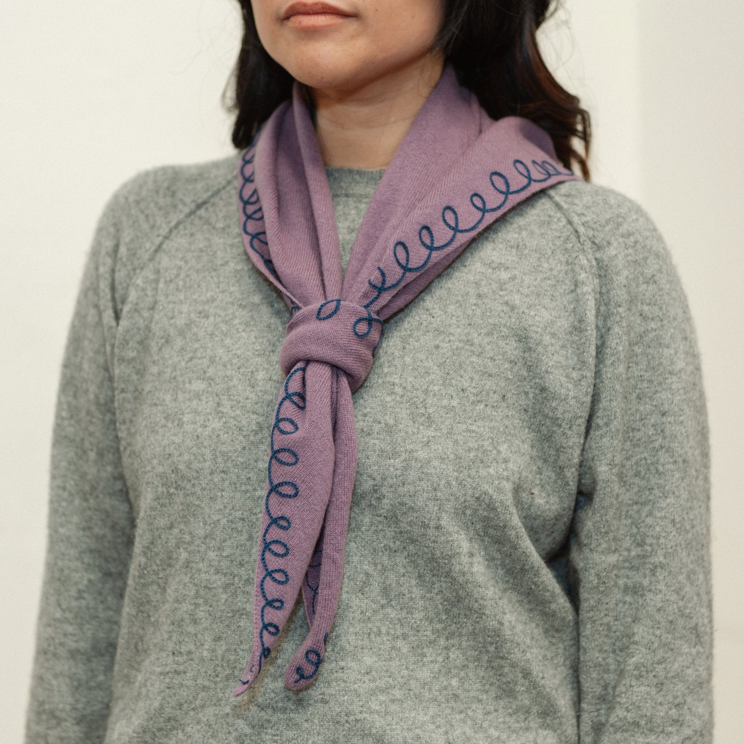 Stitched Cashmere | Amethyst (PRE-ORDER AUGUST DELIVERY)