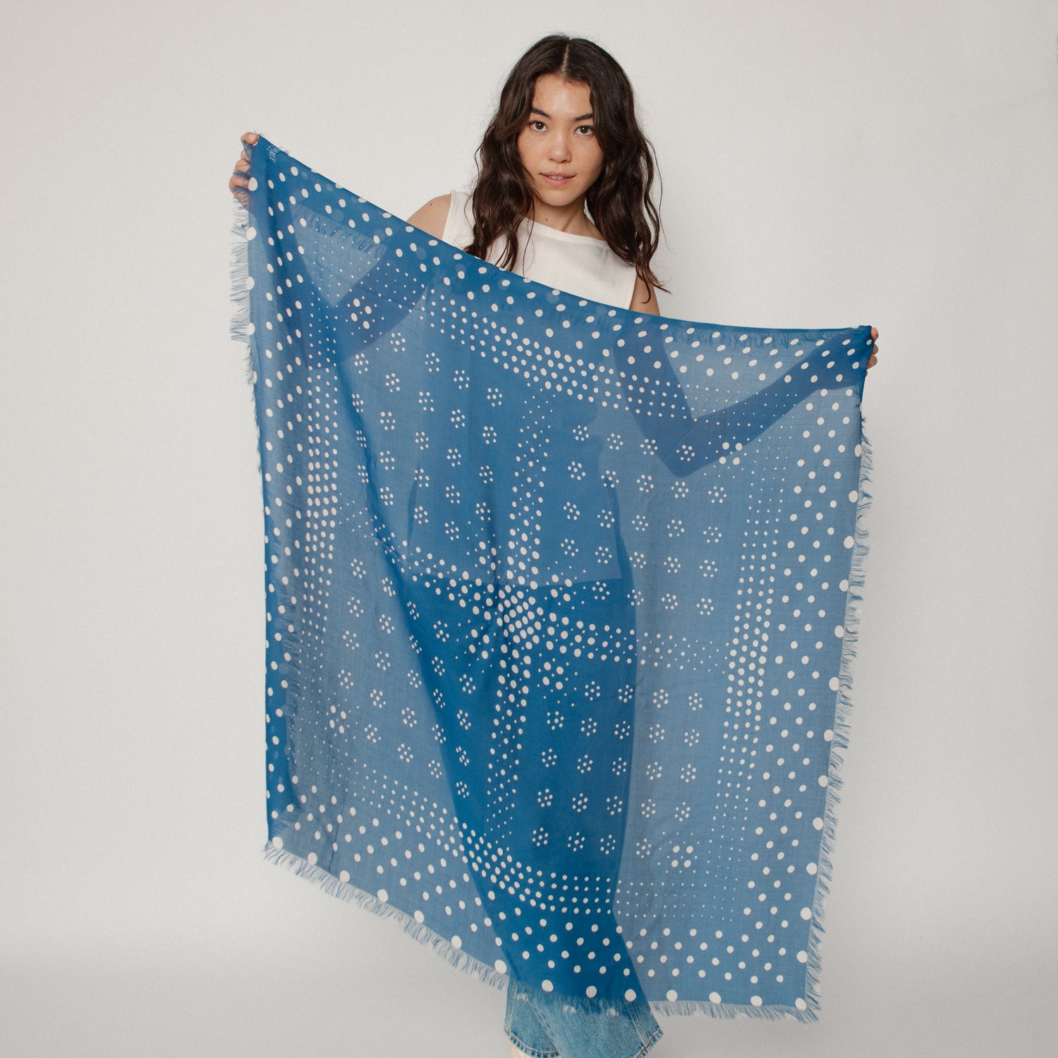 Big Honcho Bandana - Dot in Azure