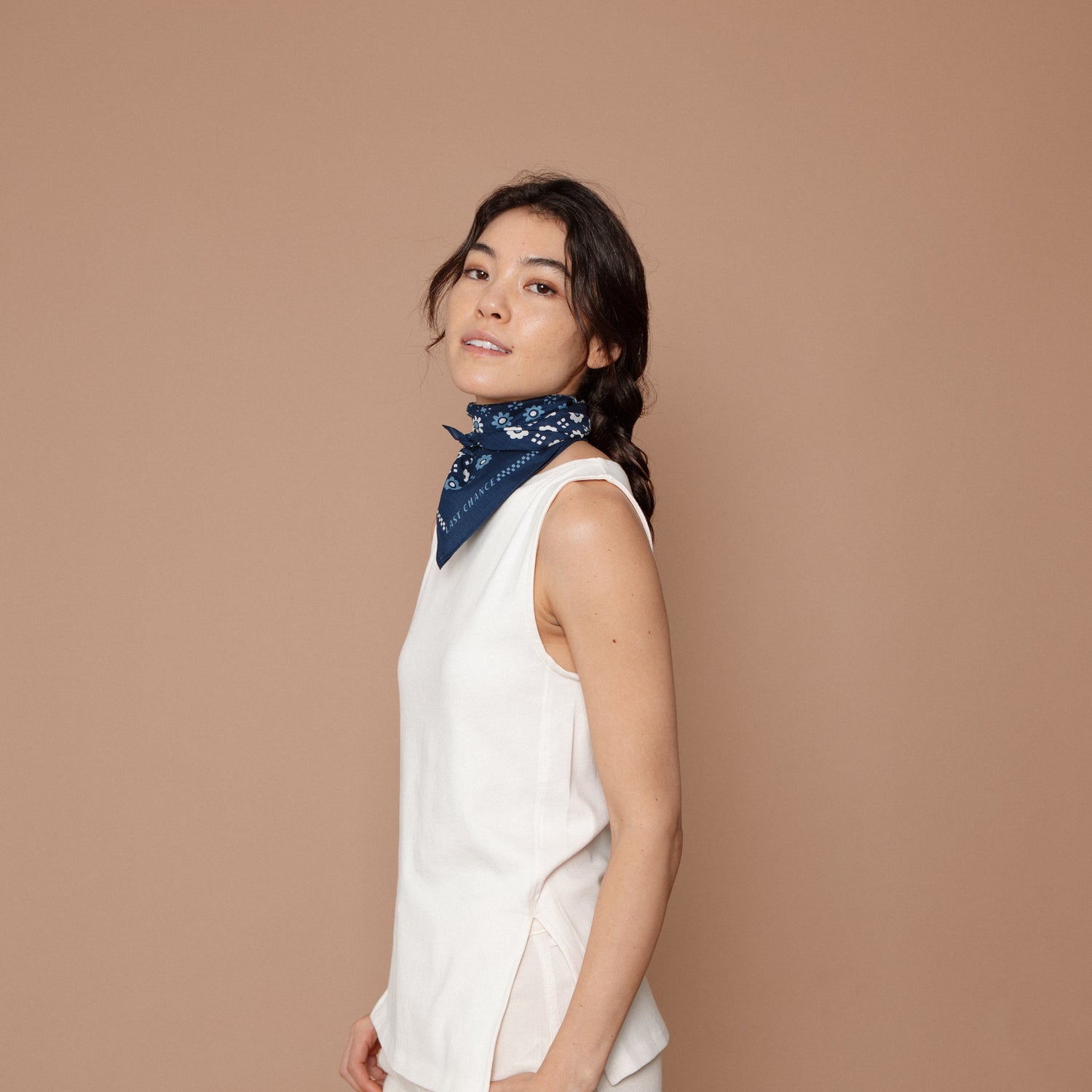 Cotton Switcheroo Bandana | Navy