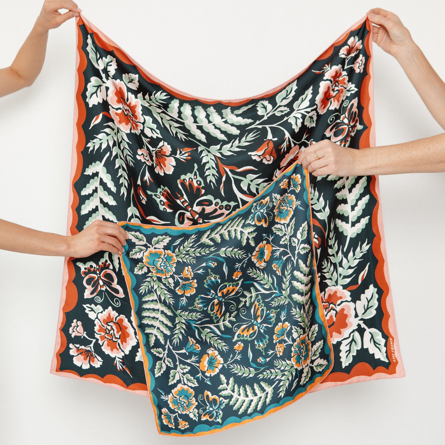 Twofer Silk Scarf - Wildwood