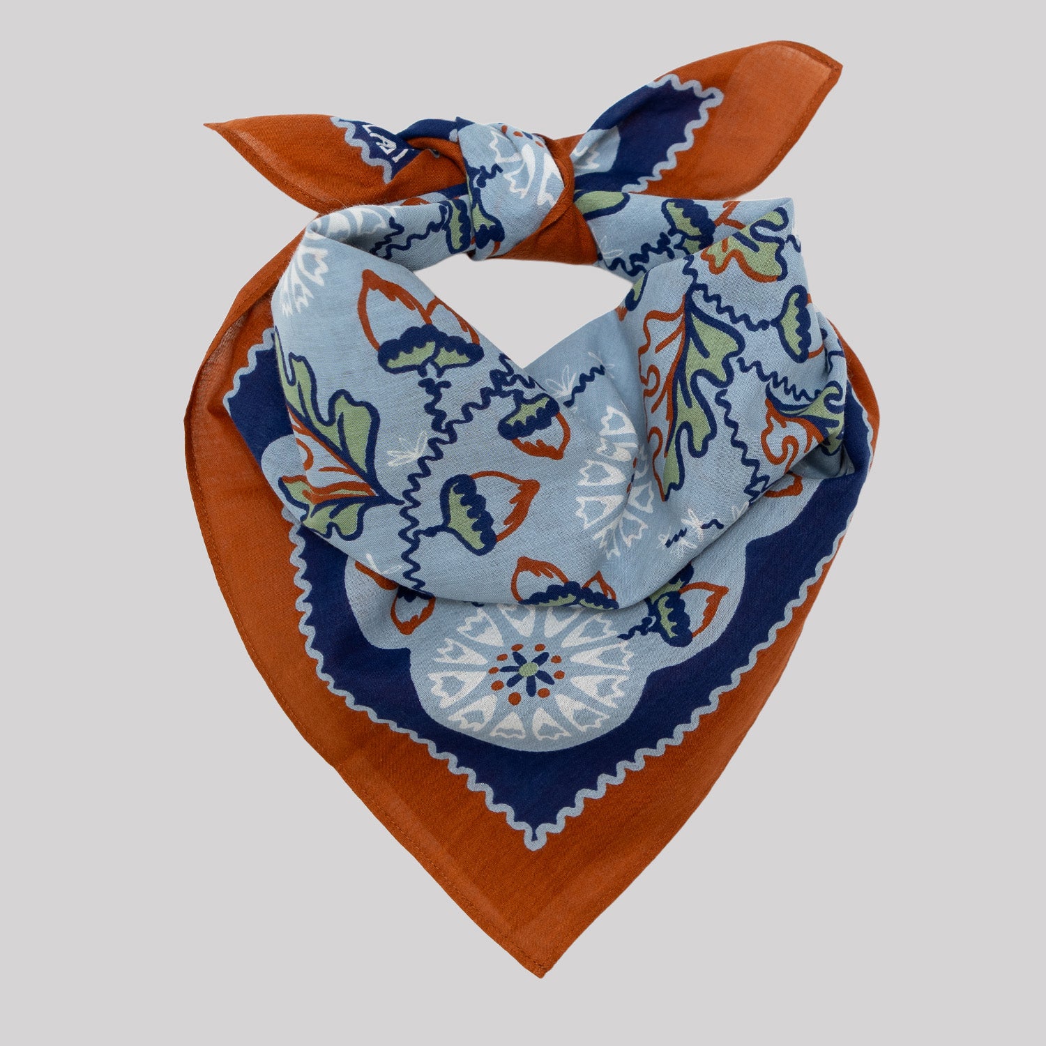 Cotton Acorn Bandana | Cloudy (PRE-ORDER AUGUST DELIVERY)
