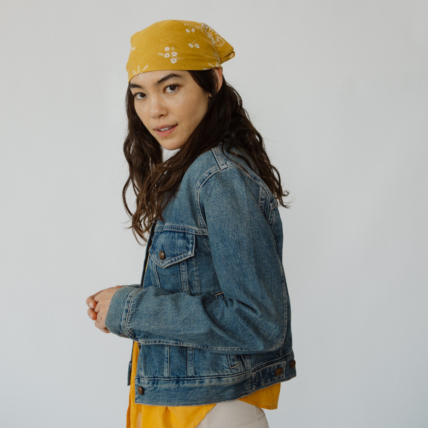 Cotton Field Bandana | Chartreuse (PRE-ORDER AUGUST DELIVERY)
