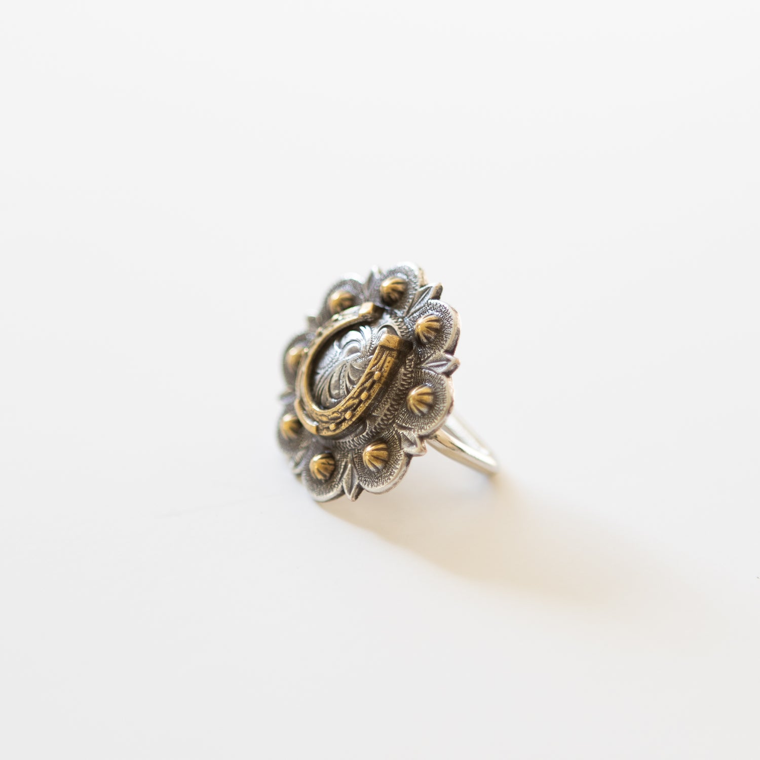 Concho Scarf Slide | Golden Horseshoe