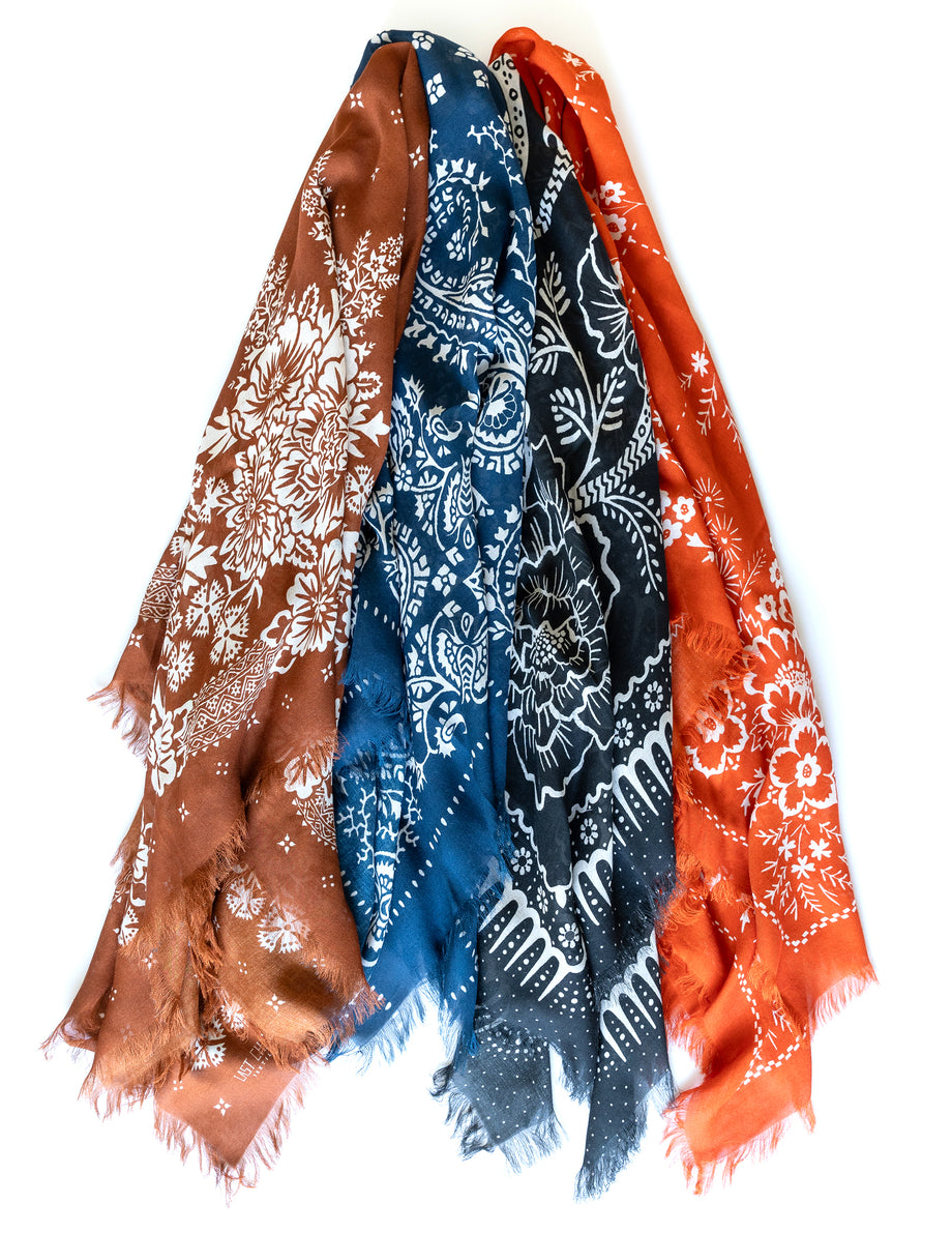 Big Honcho Bandana - Field in Chili – lastchancetextiles