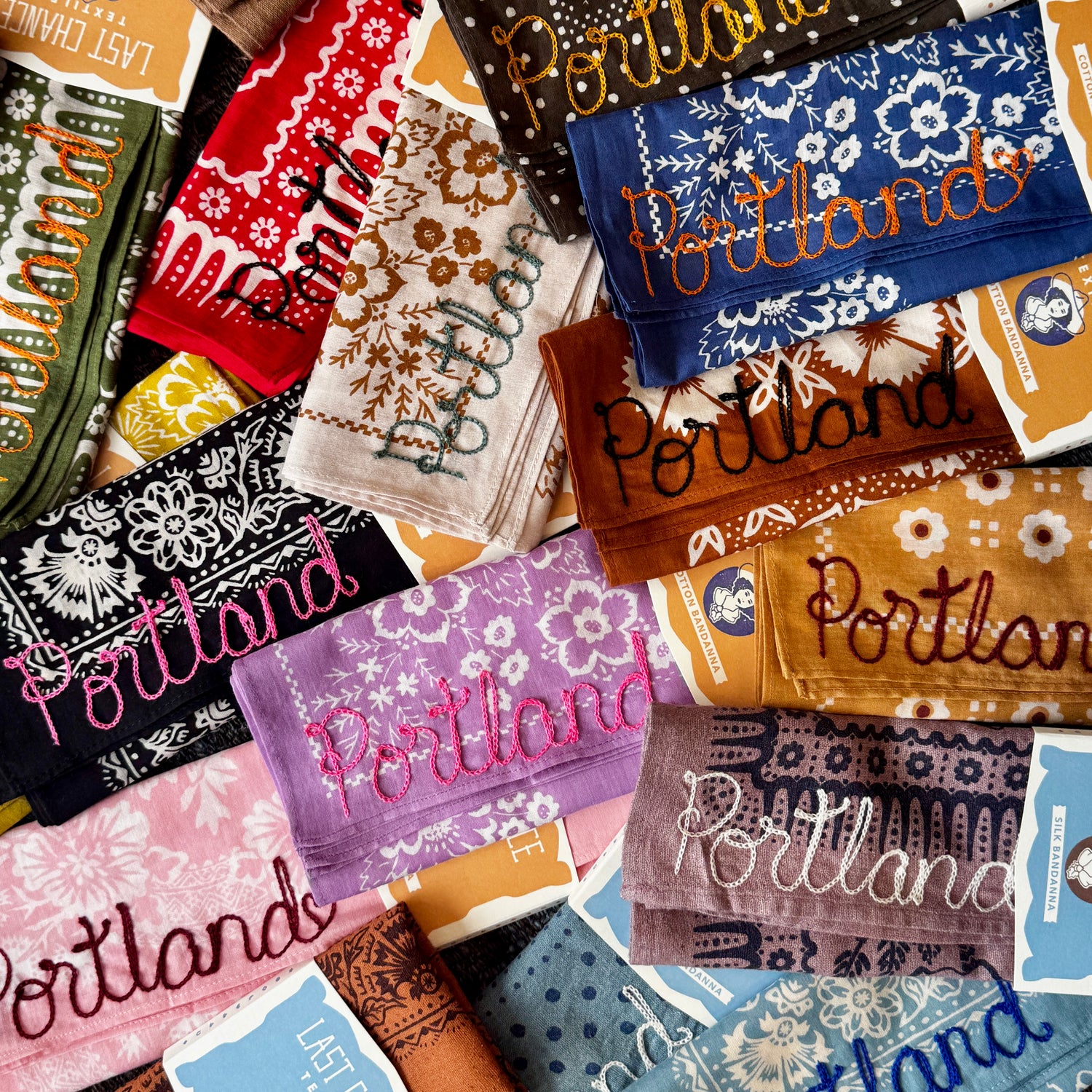 Portland Chainstitch Bandanas