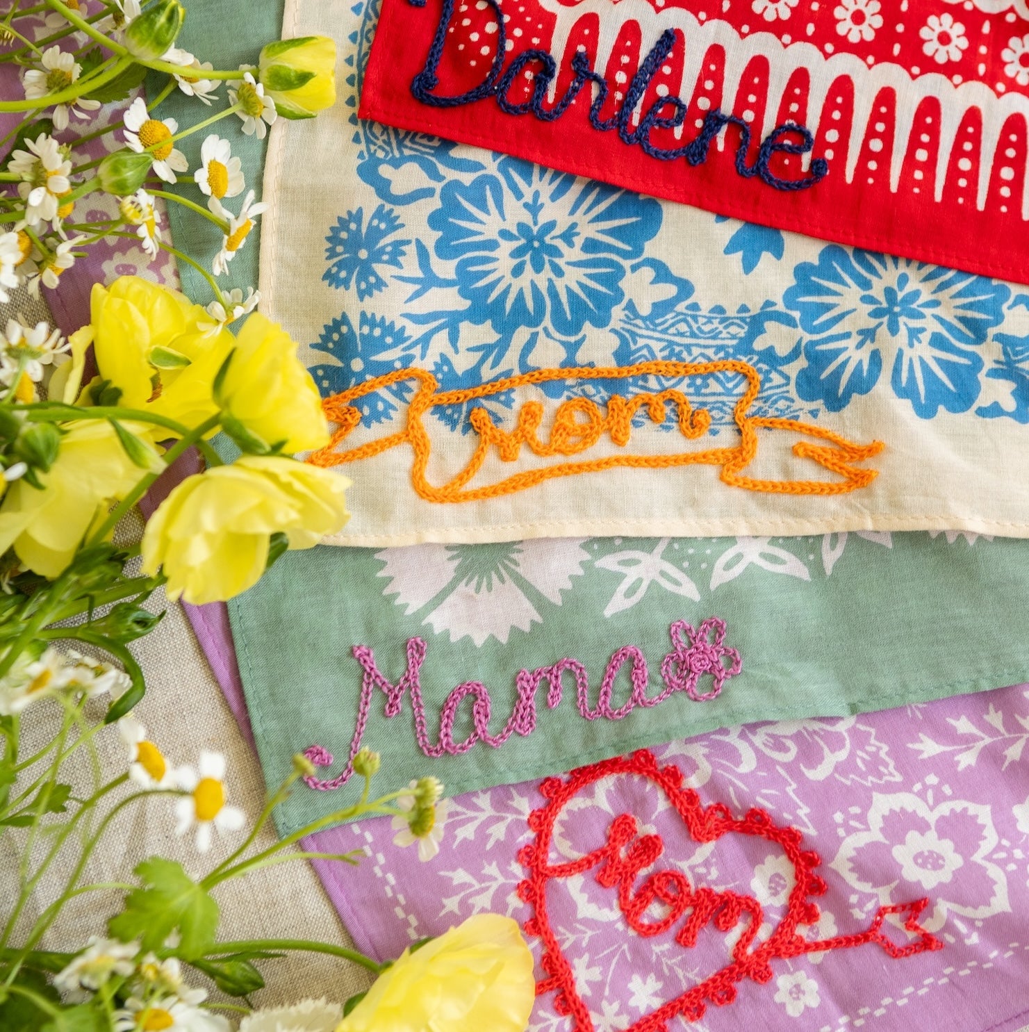 Mothers Day Charms On Ur Choice of Bandana