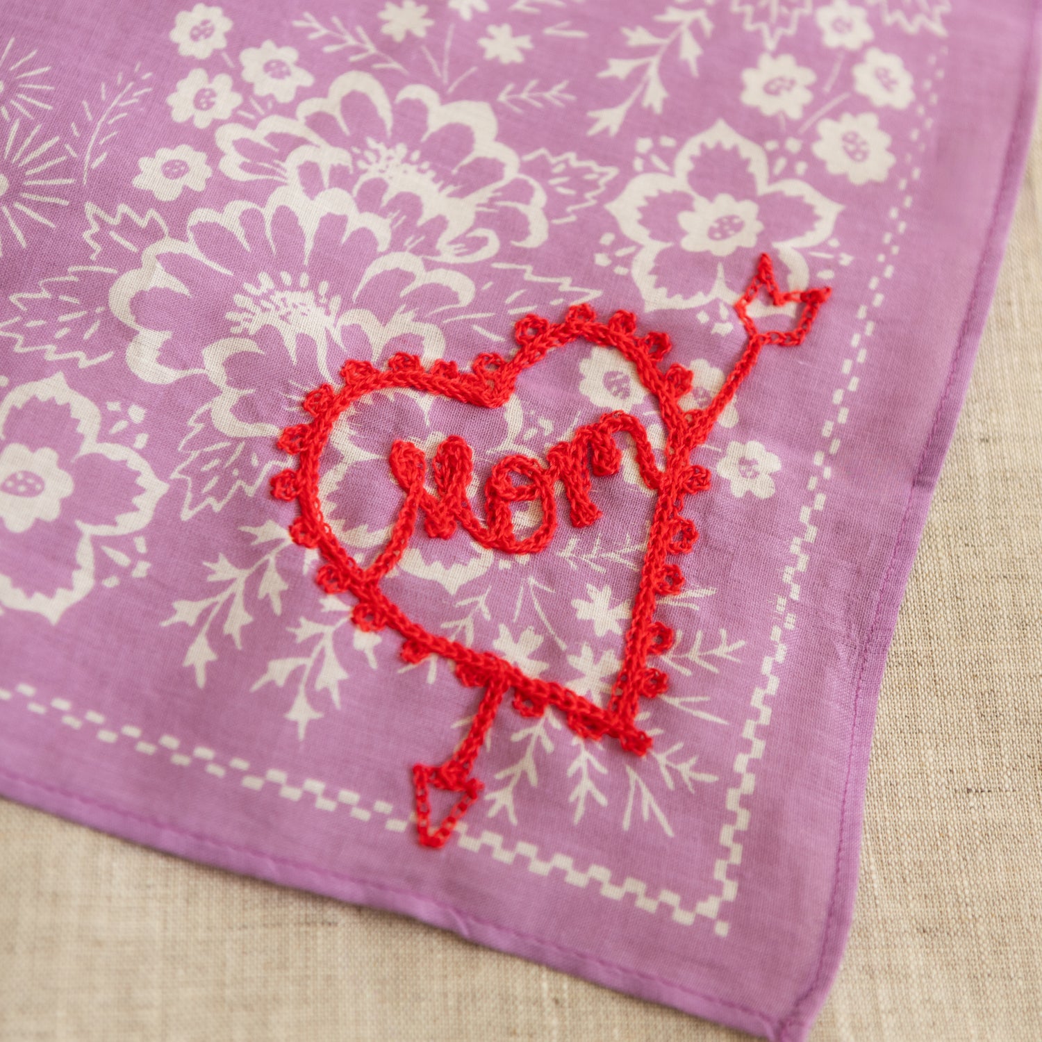 Mothers Day Charms On Ur Choice of Bandana