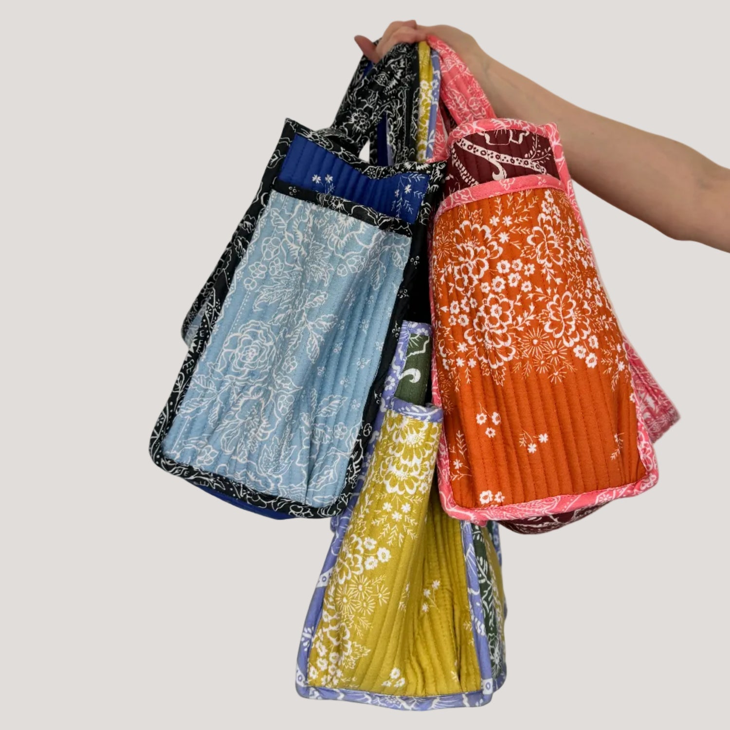 Quilted Bandana Tote (PRE-ORDER FEBRUARY DELIVERY)