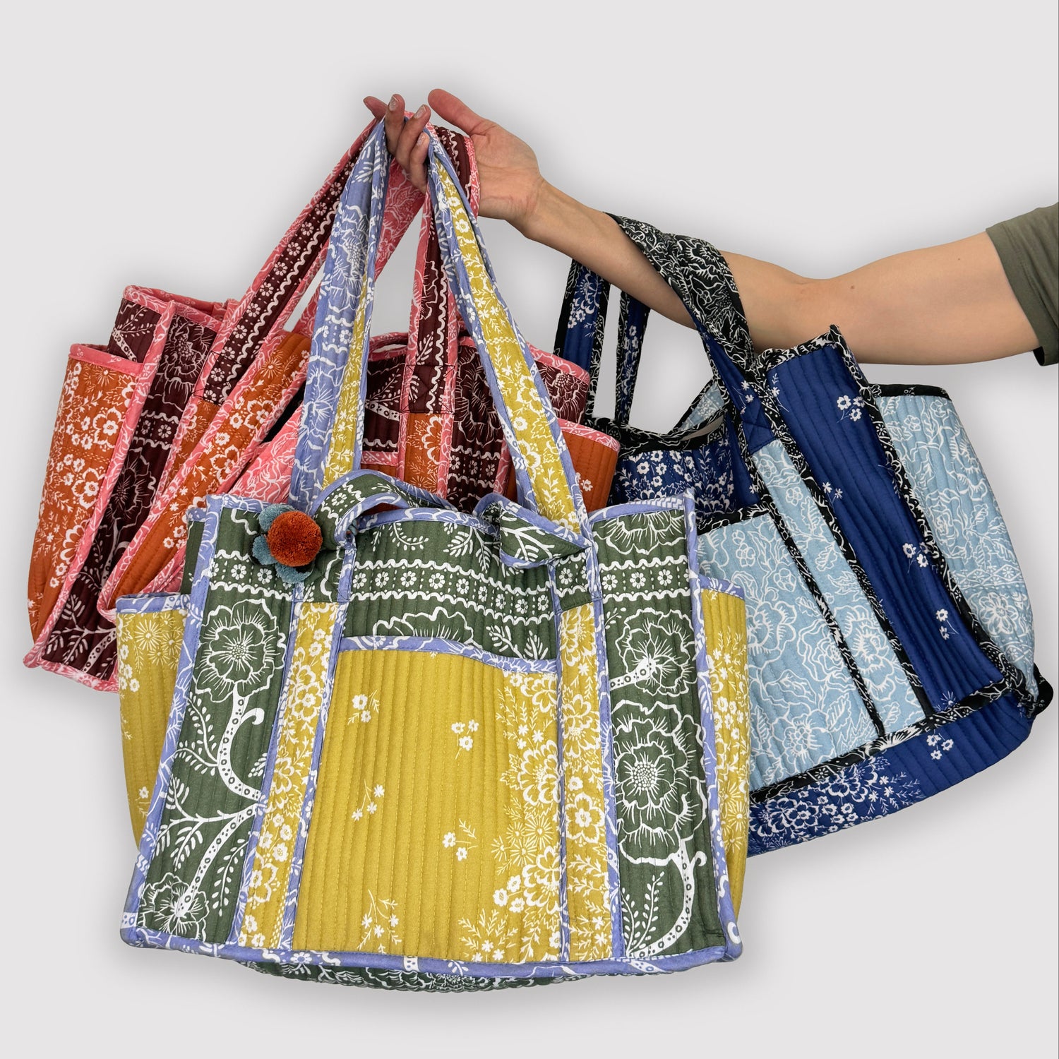 Quilted Bandana Tote (PRE-ORDER FEBRUARY DELIVERY)