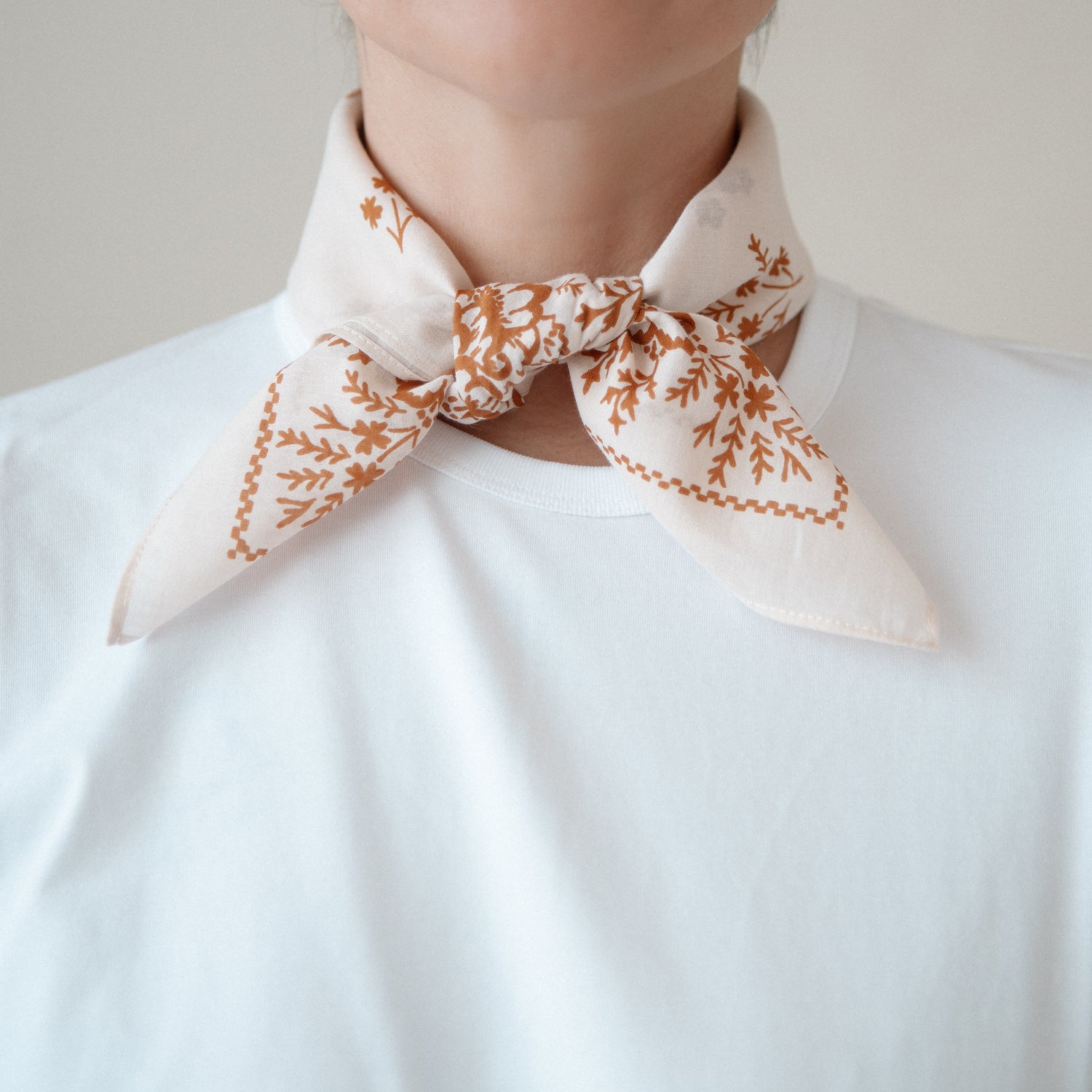 Cotton Field Bandana | Almond