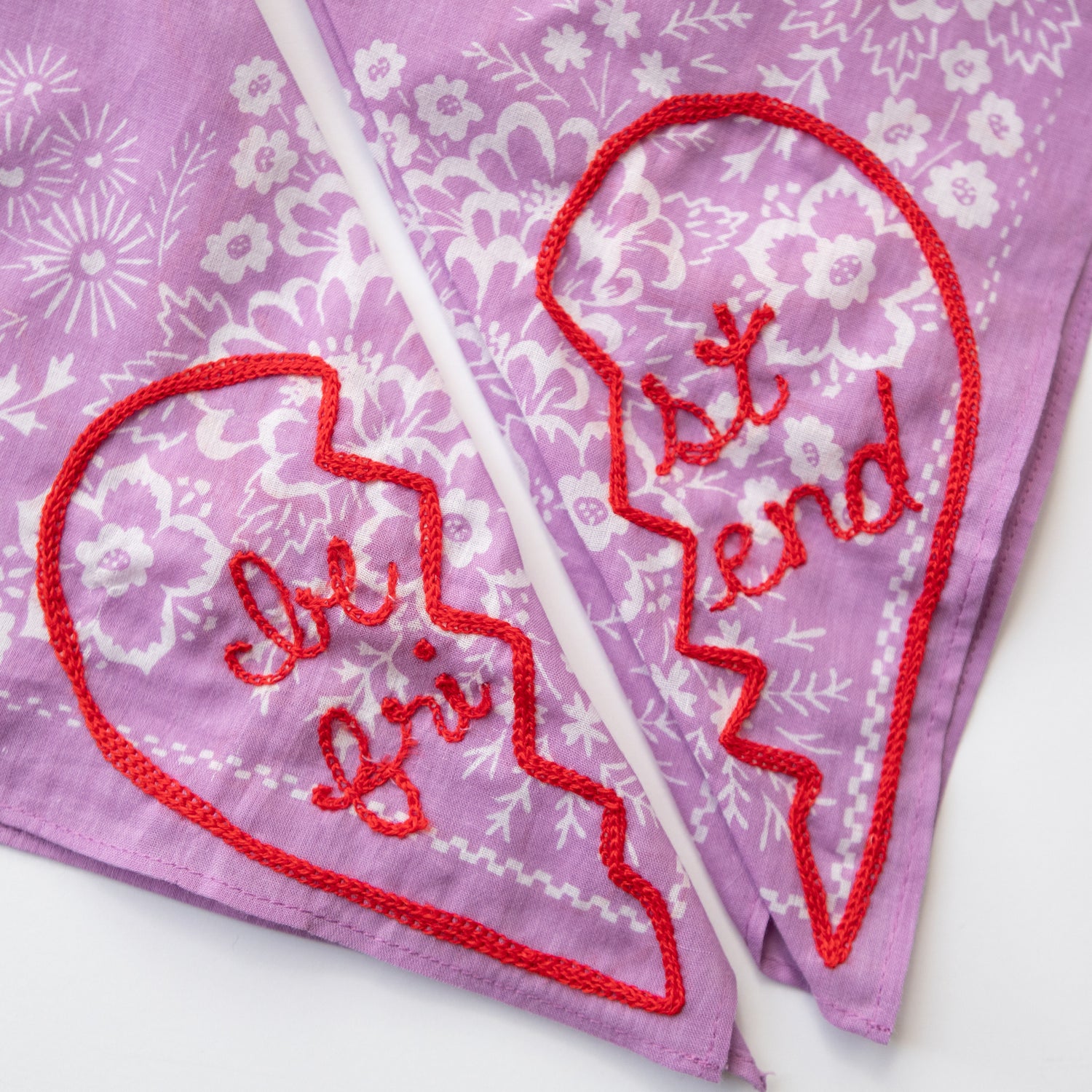 Matching Bestie Bandanas on Cotton Bandanas of Ur Choice