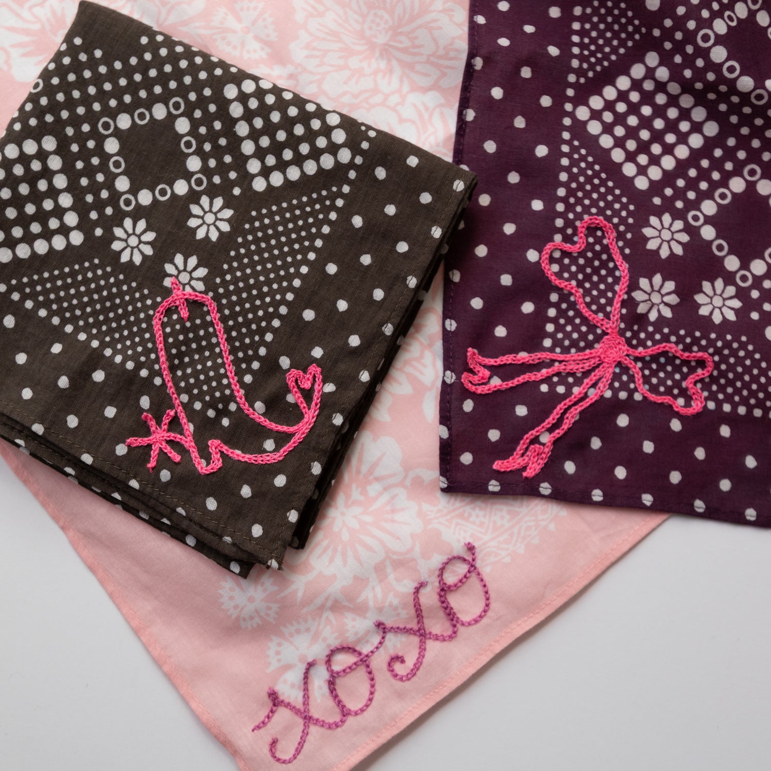 Darling Charms on Cotton Bandana of Ur Choice