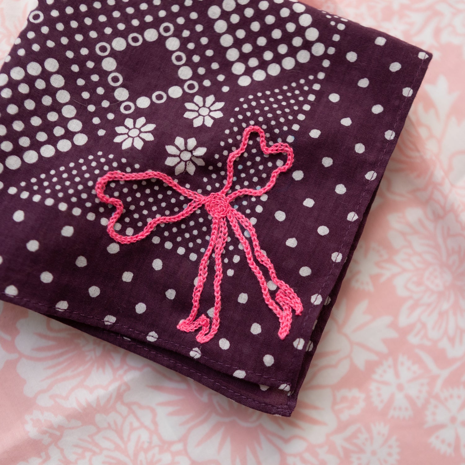 Darling Charms on Cotton Bandana of Ur Choice