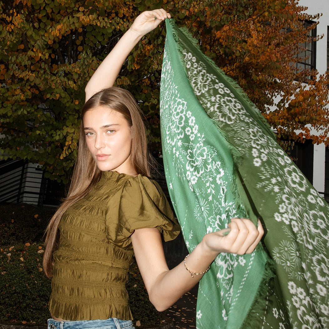 Big Honcho Bandana - Field in Olive