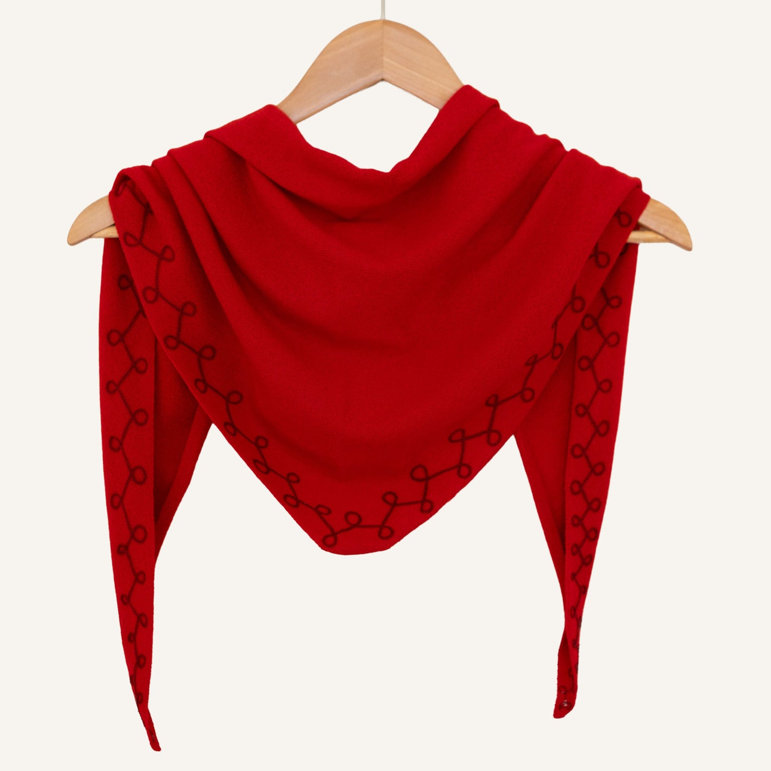 Stitched Cashmere | Red Hot (PRE-ORDER AUGUST DELIVERY)
