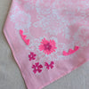 Embroidered Cotton Bandana | Blossom - Shell Pink